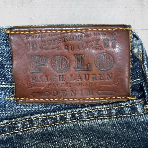 Polo Ralph Lauren Men’s Classic 867 Jeans Size 35 X 30 Denim Preppy Old Money - Picture 7 of 11